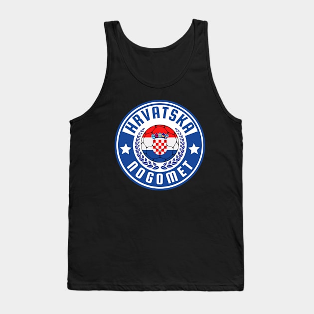 Hrvatska Football Tank Top by footballomatic